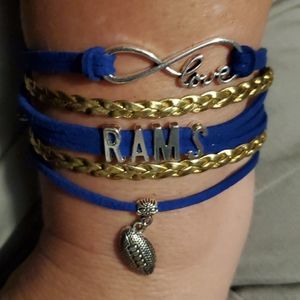 NEW NFL LOS ANGELES RAMS BRACELET